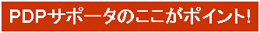 PDP�T�|�[�^�[�̂������|�C���g